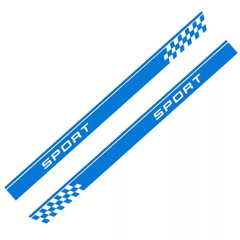 Load image into Gallery viewer, Car SPORT Racing Stripe Side Body Skirt Stickers (1 Pair) - i-Station Mobile Phone & Electronic Device Repair and Accessories