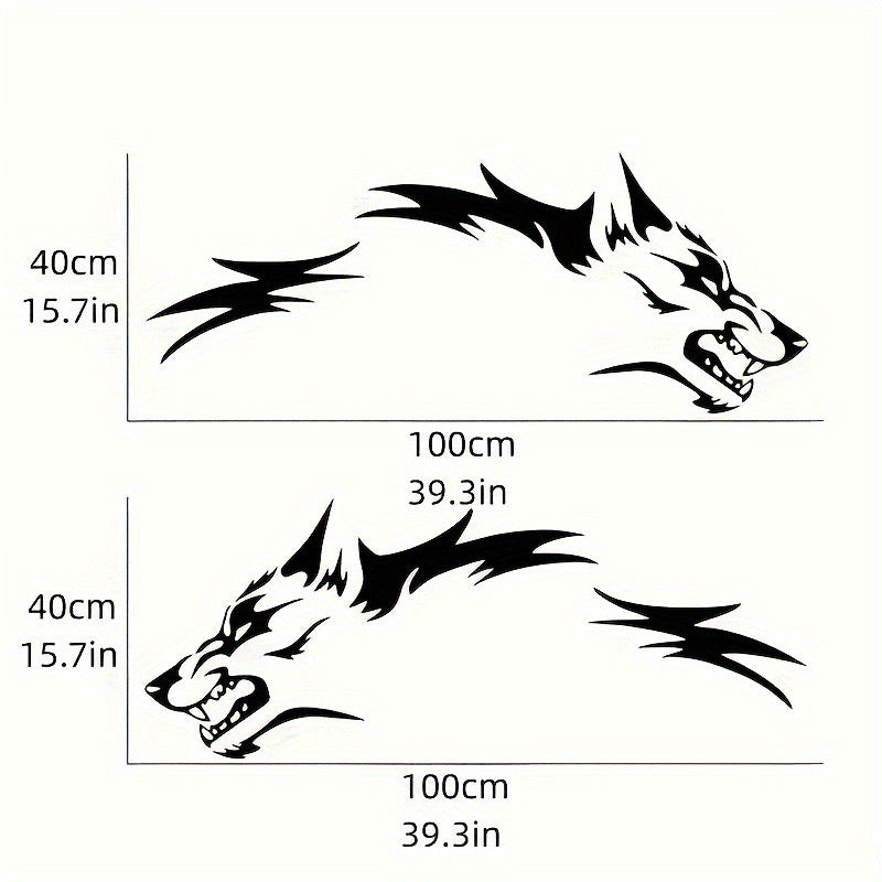 Load image into Gallery viewer, Universal Wolf Pattern Body Decal Sticker for Cars (1 Pair) - i-Station Mobile Phone & Electronic Device Repair and Accessories