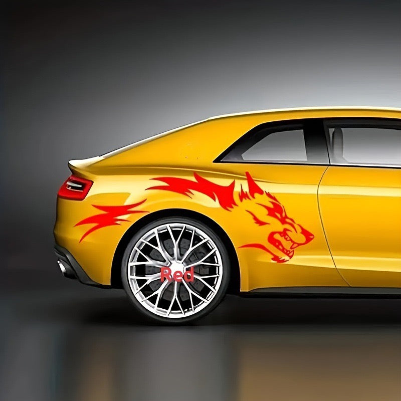 Load image into Gallery viewer, Universal Wolf Pattern Body Decal Sticker for Cars (1 Pair) - i-Station Mobile Phone & Electronic Device Repair and Accessories