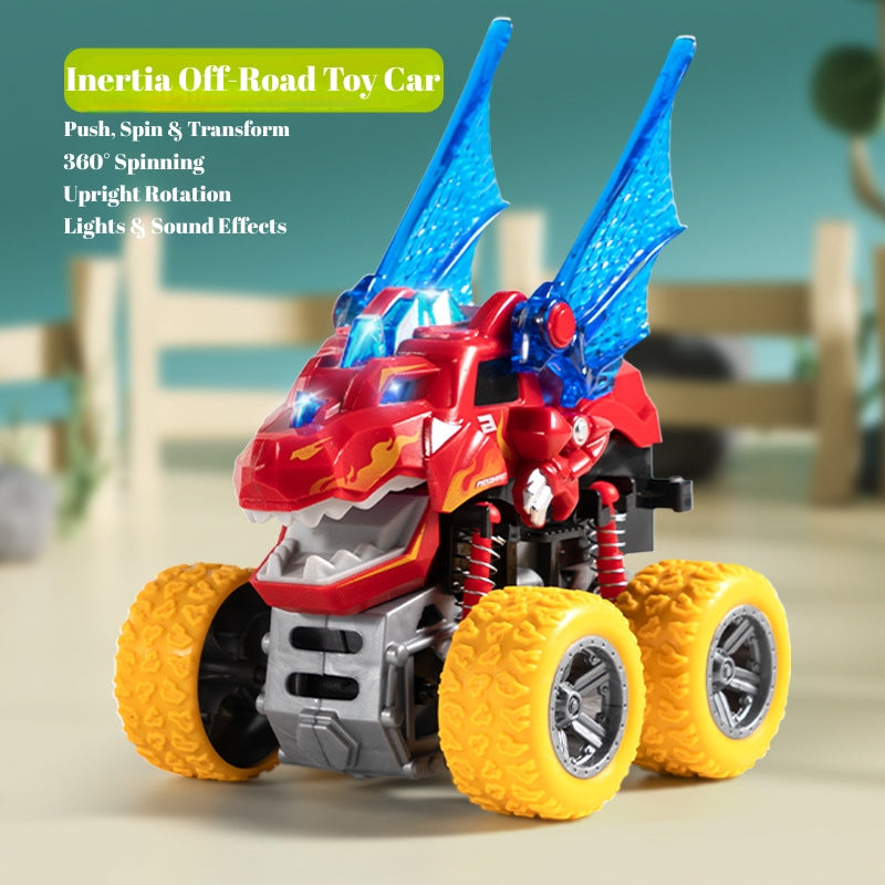 Load image into Gallery viewer, Animal Transforming Inertia Off-Road Toy Car – 360° Spinning Stunt Vehicle with Lights & Sound Effects for Toddlers - i-Station Mobile Phone & Electronic Device Repair and Accessories