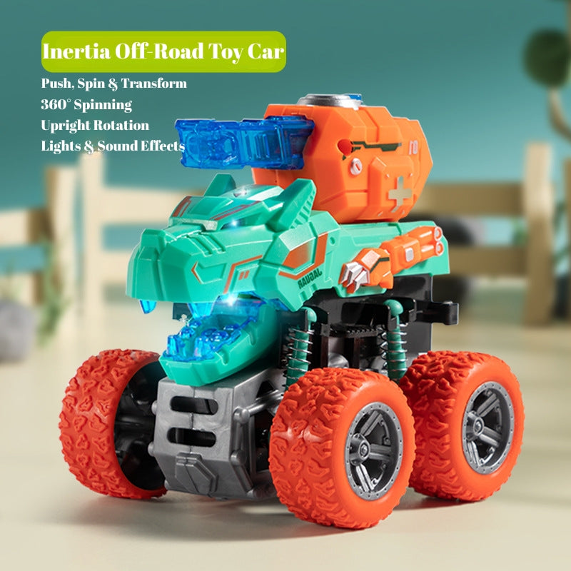 Load image into Gallery viewer, Animal Transforming Inertia Off-Road Toy Car – 360° Spinning Stunt Vehicle with Lights & Sound Effects for Toddlers - i-Station Mobile Phone & Electronic Device Repair and Accessories