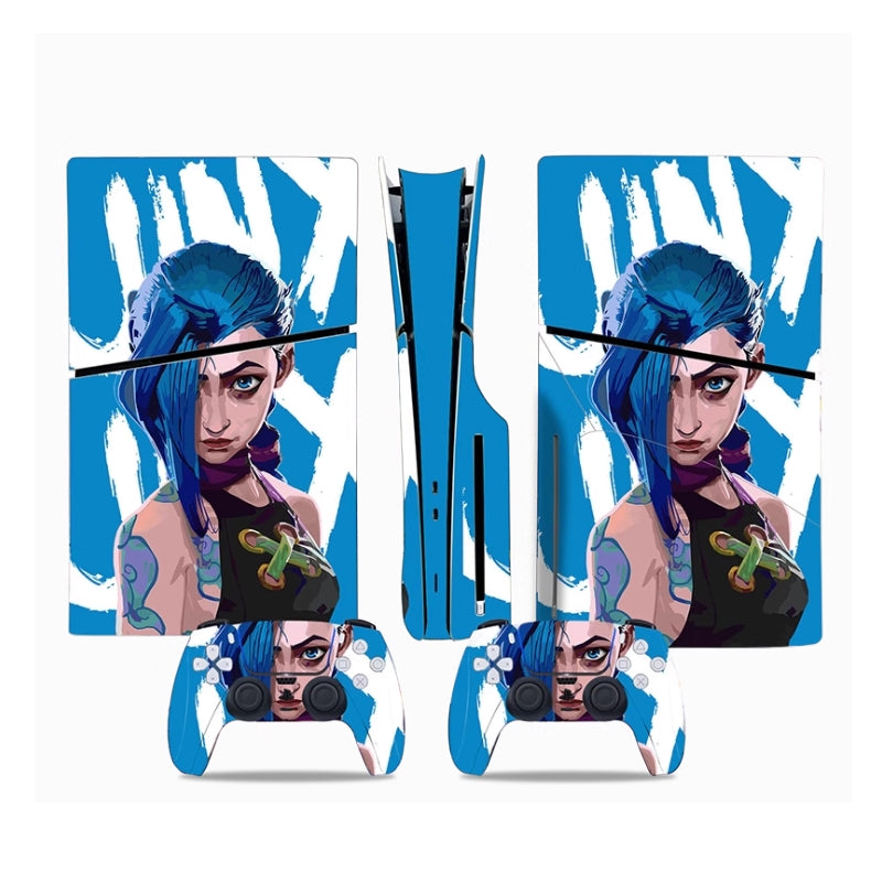 Load image into Gallery viewer, Sony PlayStation PS5 Slim Disc Edition Anime and Gaming Theme Console Skin Sticker – No Residue PVC | Scratch-Resistant Gaming Designs