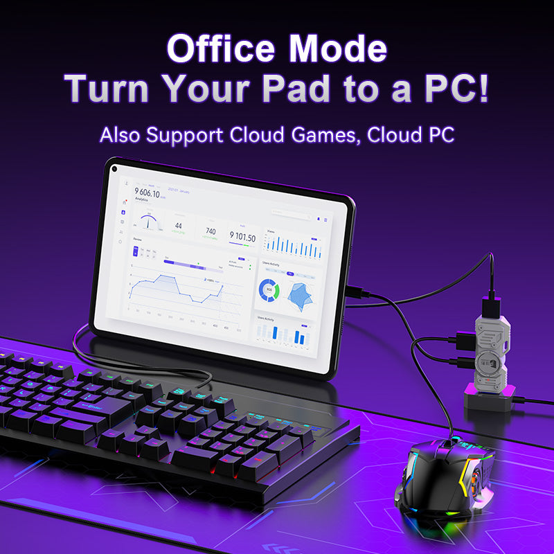 Load image into Gallery viewer, Universal For Android / IOS Mobile Phone Apple iPhone Game Tablet iPad - M9 Keyboard Mouse Adapter Converter - i-Station Mobile Phone & Electronic Device Repair and Accessories