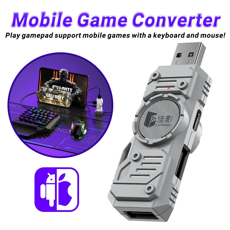 Load image into Gallery viewer, Universal For Android / IOS Mobile Phone Apple iPhone Game Tablet iPad - M9 Keyboard Mouse Adapter Converter - i-Station Mobile Phone & Electronic Device Repair and Accessories