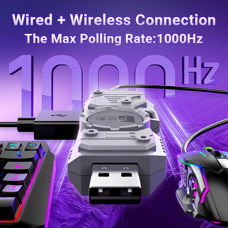 Load image into Gallery viewer, Universal For Android / IOS Mobile Phone Apple iPhone Game Tablet iPad - M9 Keyboard Mouse Adapter Converter - i-Station Mobile Phone & Electronic Device Repair and Accessories