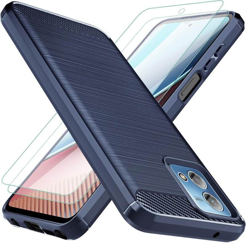 Load image into Gallery viewer, MMotorola Moto G Stylus 2023 - Shield Shockproof Rugged Heavy Duty Case With 2PC Tempered Glass Screen Protector - i-Station Mobile Phone & Electronic Device Repair and Accessories