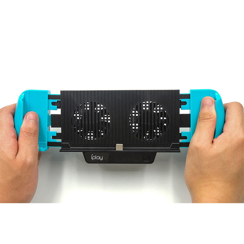 Load image into Gallery viewer, Switch Lite Host Charging Grips Stand Shell Cooling Fan(Blue) - Polar Tech Australia