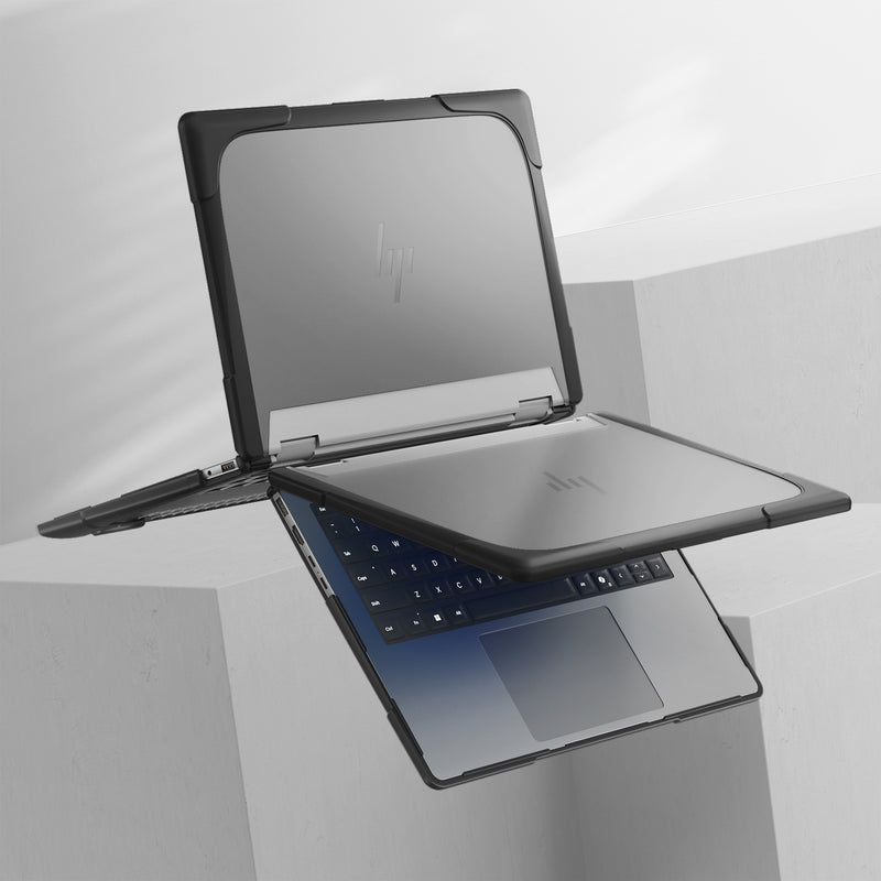 Load image into Gallery viewer, HP ENVY X360 14 14-inch (2024) 2-In-1 Matte Transparent Cooling Stand Shockproof Case - i-Station Mobile Phone & Electronic Device Repair and Accessories