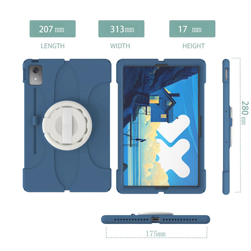 Load image into Gallery viewer, Lenovo Idea Tab Pro 12.7" 2025 (TB373FU/TB375FC) - Soft Silicone 360° Rotating Wristband Stand Shockproof Case