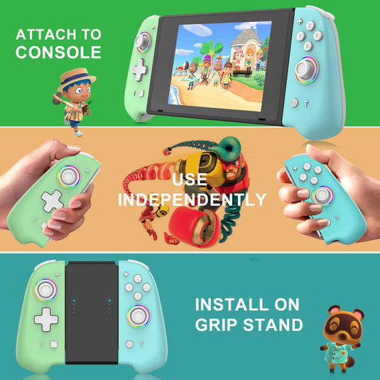 Nintendo Switch Joy-Con Controllers Pair with RGB Lighting - i-Station Mobile Phone & Electronic Device Repair and Accessories