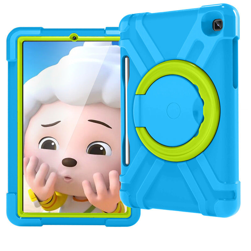 Load image into Gallery viewer, Samsung Galaxy Tab A 2019 10.1"(P610/P615) Heavy Duty Silicone Shockproof Handle Magic Ring 360 Rotating Stand Holder - i-Station Mobile Phone & Electronic Device Repair and Accessories