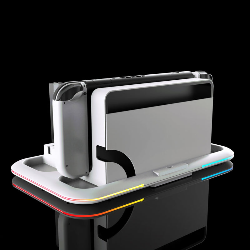 Load image into Gallery viewer, Nintendo Switch All-in-one Multifunction Charging Stand with Cooling Fan & RBG Light Effect & Disc Storage - Polar Tech Australia