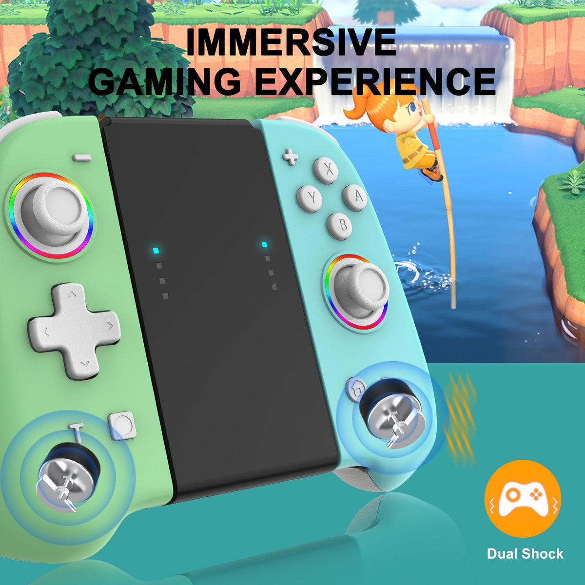 Nintendo Switch Joy-Con Controllers Pair with RGB Lighting - i-Station Mobile Phone & Electronic Device Repair and Accessories