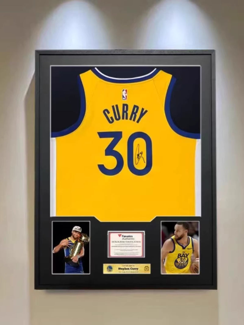 Load image into Gallery viewer, Stephen Curry Golden State Warriors Framed Jersey Display (60×80cm) – Facsimile Signature Edition - i-Station Mobile Phone & Electronic Device Repair and Accessories