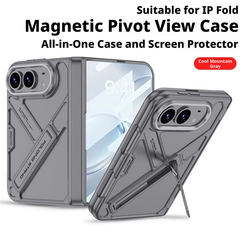 Load image into Gallery viewer, Apple iPhone Ultra - Mechanical Armor Series Ultra-Slim Rotating Hinge Stand Full-Coverage Shockproof Protective Case