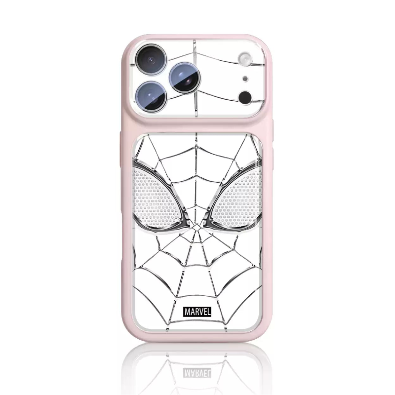 Load image into Gallery viewer, Apple iPhone 16/Plus/Pro/Pro Max/e - Spider-Man Series Line Art Mask Premium Shockproof Protective Case