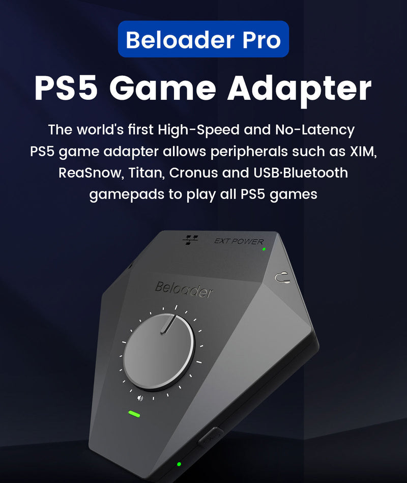 Load image into Gallery viewer, Beloader Pro PlayStation PS5 Gaming Keyboard and Mouse Converter XIM Cronus Zen - Polar Tech Australia