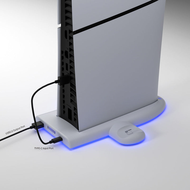 Load image into Gallery viewer, PlayStation 5/PS5 -  Charging Dock Station Cooling Stand with RGB Light & DualSense Controller Charging Slot - Polar Tech Australia