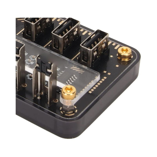 Retro look USB Hub with Volume Control RGB Ambient Light for Win PC for OS X Laptop Boyfriend Gift - i-Station Mobile Phone & Electronic Device Repair and Accessories
