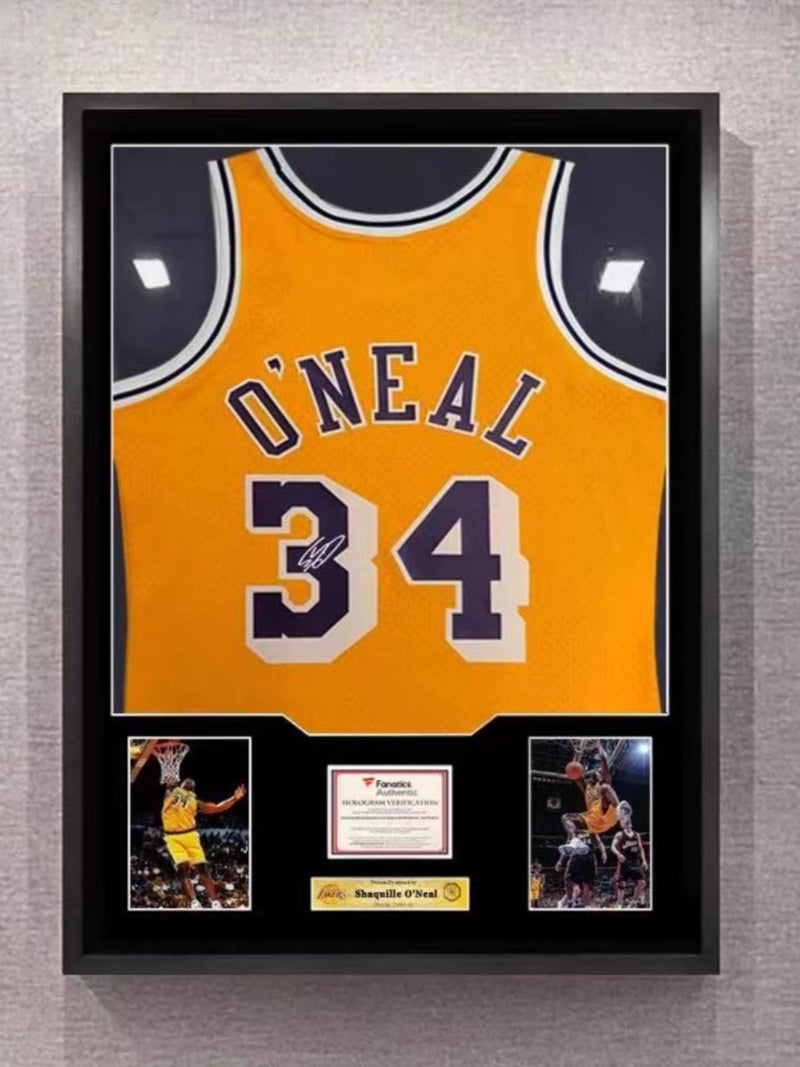 Load image into Gallery viewer, Shaquille O'Neal Los Angeles Lakers Framed Jersey Display (60×80cm) – Facsimile Signature Edition - i-Station Mobile Phone & Electronic Device Repair and Accessories