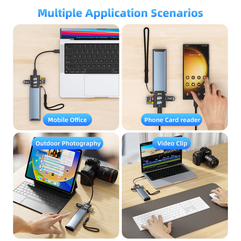 Load image into Gallery viewer, Multifunctional Card Reader SD / TF / SIM Card Storage Case - i-Station Mobile Phone & Electronic Device Repair and Accessories