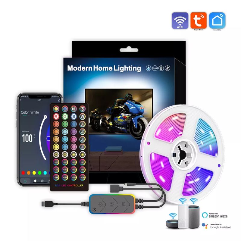 Load image into Gallery viewer, RGB Lighting TV LED Backlights USB Backlight Strip 300CM WiFi & Remote Control - i-Station Mobile Phone & Electronic Device Repair and Accessories