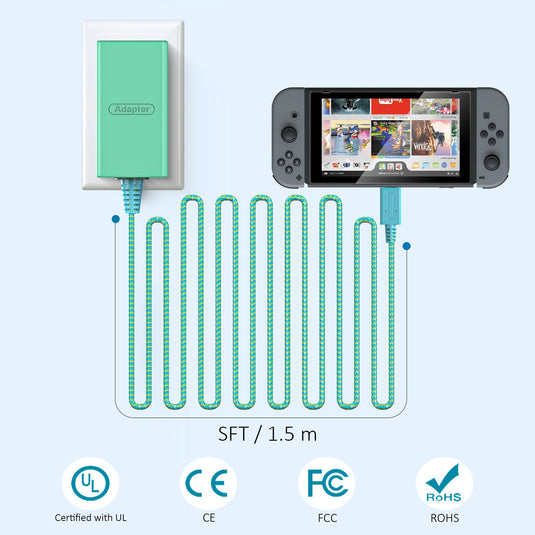 Nintendo Mario Edition SWITCH Charger SWITCH AC Adapter Power Supply - i-Station Mobile Phone & Electronic Device Repair and Accessories