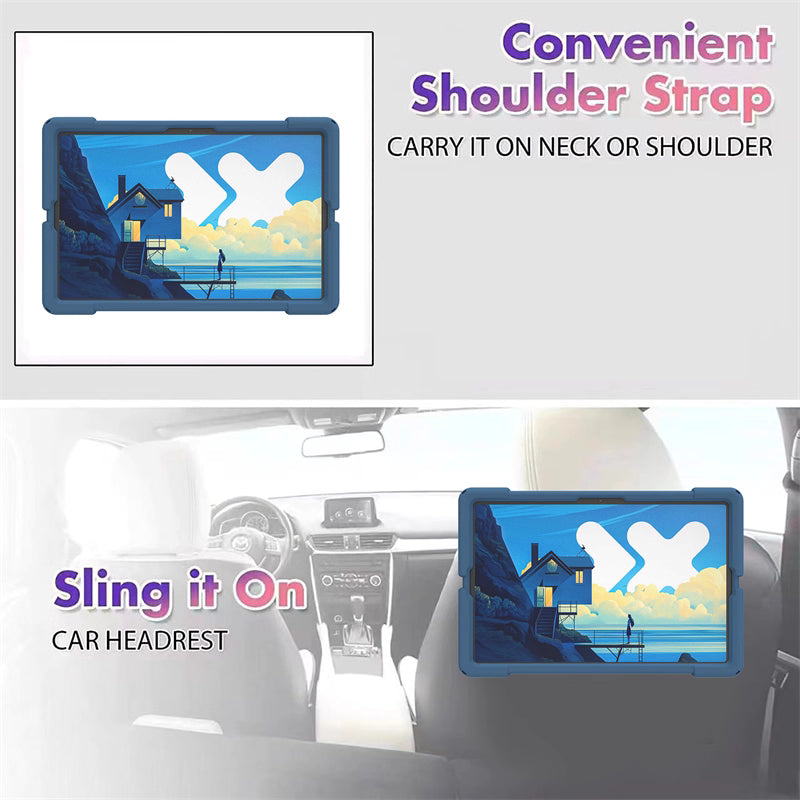 Load image into Gallery viewer, Lenovo Idea Tab Pro 12.7" 2025 (TB373FU/TB375FC) - Soft Silicone 360° Rotating Wristband Stand Shockproof Case