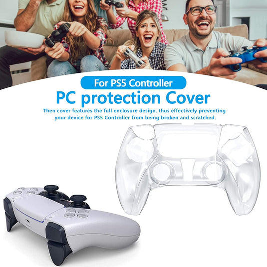 PS5 Wireless Controller Full Cover Crystal Protective Case - i-Station Mobile Phone & Electronic Device Repair and Accessories