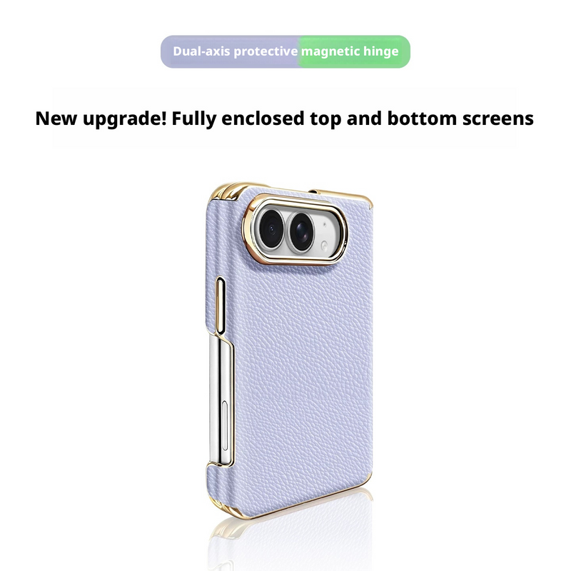 Load image into Gallery viewer, Apple iPhone Ultra Dual-Axis Full-Coverage Premium Leather-Feel Shockproof Protective Case – 14 Colors