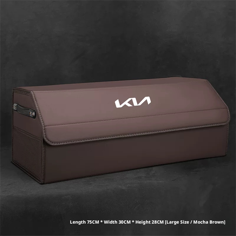 Load image into Gallery viewer, Kia Trunk Storage Box – Waterproof Foldable Microfiber Leather Cargo Organizer