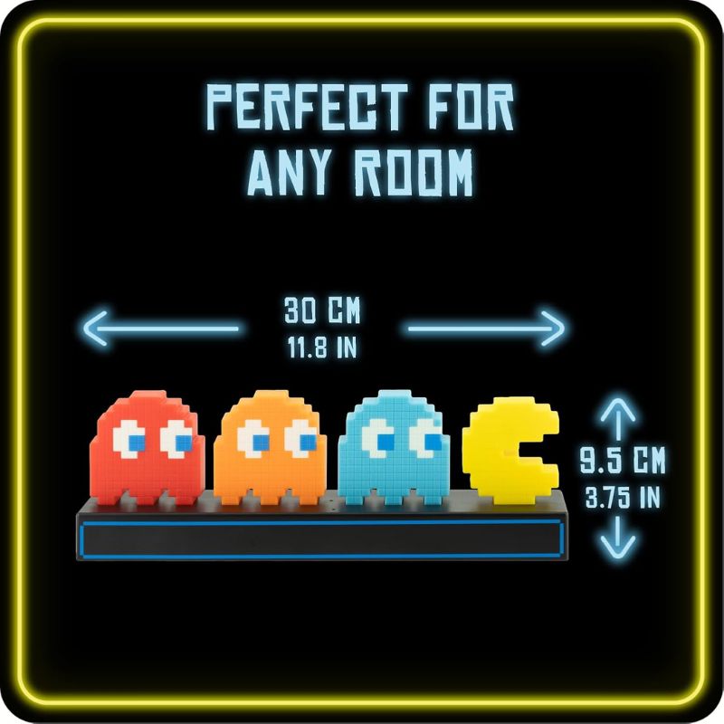 Load image into Gallery viewer, Paladone Pac Man and Ghosts Light 3D Pixel Lamp LED Game Icon Night Light Colour Phasing Music Reactive for Bedroom Gaiming Room - i-Station Mobile Phone & Electronic Device Repair and Accessories