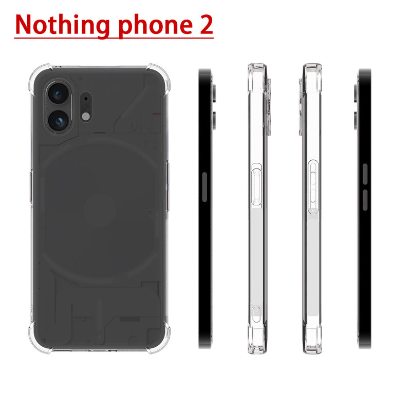 Load image into Gallery viewer, Nothing Phone 2 - AirPillow Cushion Transparent Soft Clear TPU Four Corners Protective Case With 2PC 9H Tempered Glass Screen Protector - i-Station Mobile Phone & Electronic Device Repair and Accessories