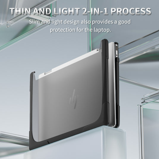 HP ENVY X360 14 14-inch (2024) 2-In-1 Matte Transparent Cooling Stand Shockproof Case - i-Station Mobile Phone & Electronic Device Repair and Accessories