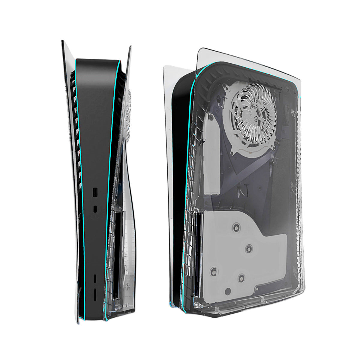 PS5 Shell Transparent Replacement Cover - i-Station Mobile Phone & Electronic Device Repair and Accessories