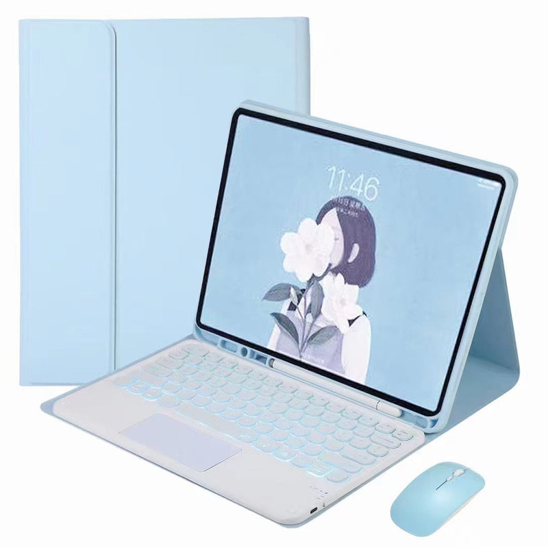 Load image into Gallery viewer, Samsung Galaxy Tab S6 Lite (P610/P615) Smart Wireless Trackpad Keyboard Mouse Flip Case - Polar Tech Australia