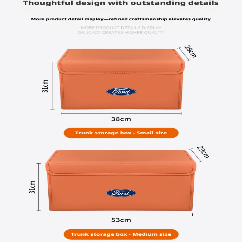 Load image into Gallery viewer, Ford Trunk Storage Box for Mondeo, Edge, Focus, Taurus, Kuga & Escort – Car Cargo Organizer