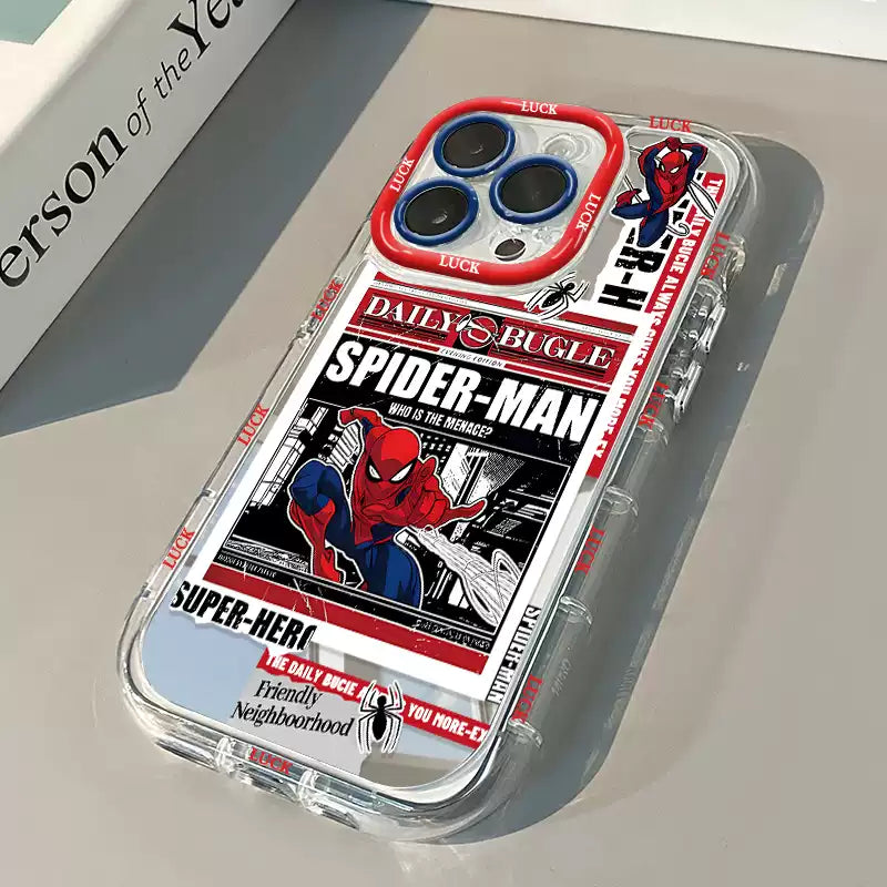 Load image into Gallery viewer, Apple iPhone 15 /Plus /Pro /Pro Max - Spider-Man Series Creative Mirror-Effect Shockproof Protective Case