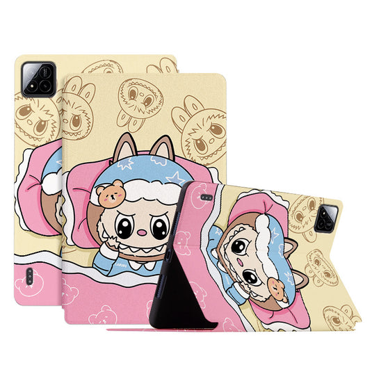Apple iPad Pro 11-inch M4 (2024) Cartoon Kids Painted Leather Full-Body Shockproof Case - i-Station Mobile Phone & Electronic Device Repair and Accessories
