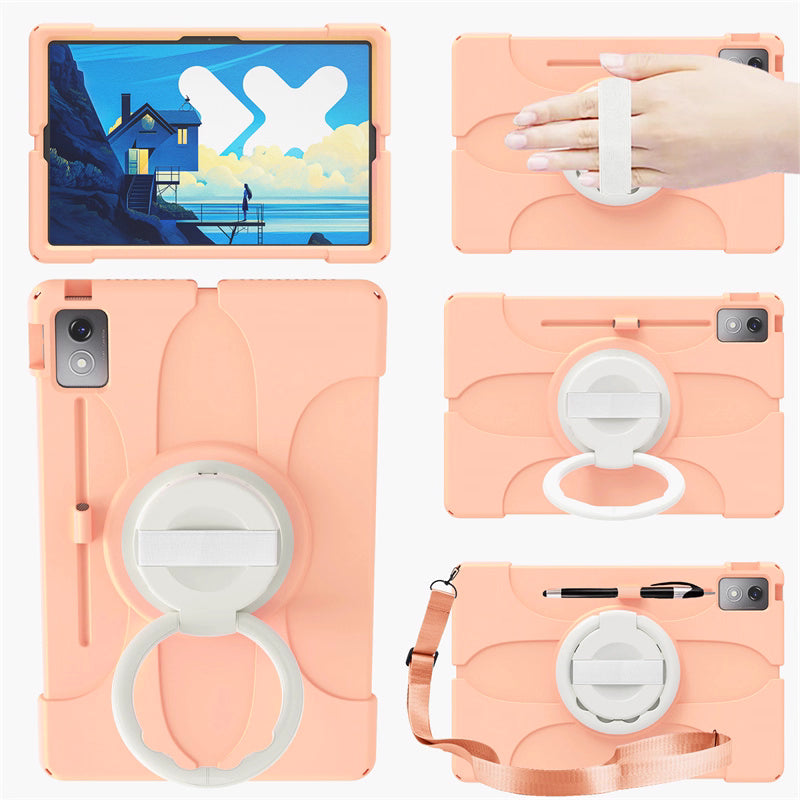 Load image into Gallery viewer, Lenovo Idea Tab Pro 12.7" 2025 (TB373FU/TB375FC) - Soft Silicone 360° Rotating Wristband Stand Shockproof Case