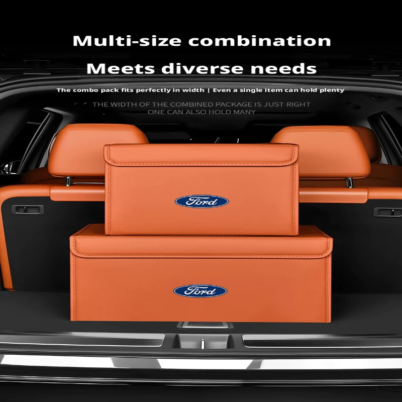 Load image into Gallery viewer, Ford Trunk Storage Box for Mondeo, Edge, Focus, Taurus, Kuga & Escort – Car Cargo Organizer