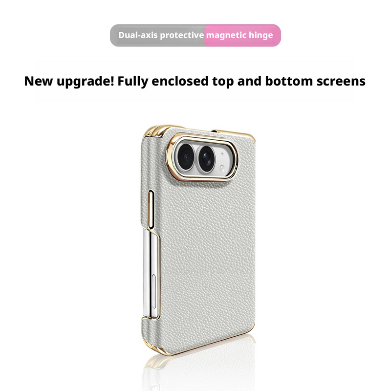 Load image into Gallery viewer, Apple iPhone Ultra Dual-Axis Full-Coverage Premium Leather-Feel Shockproof Protective Case – 14 Colors