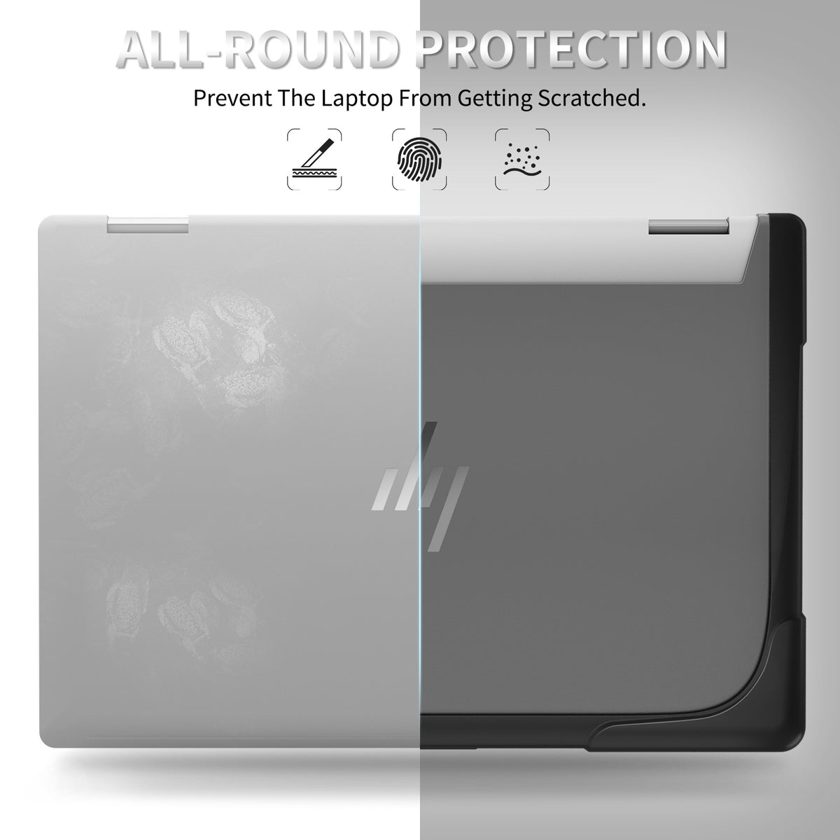 HP ENVY X360 14 14-inch (2024) 2-In-1 Matte Transparent Cooling Stand Shockproof Case - i-Station Mobile Phone & Electronic Device Repair and Accessories