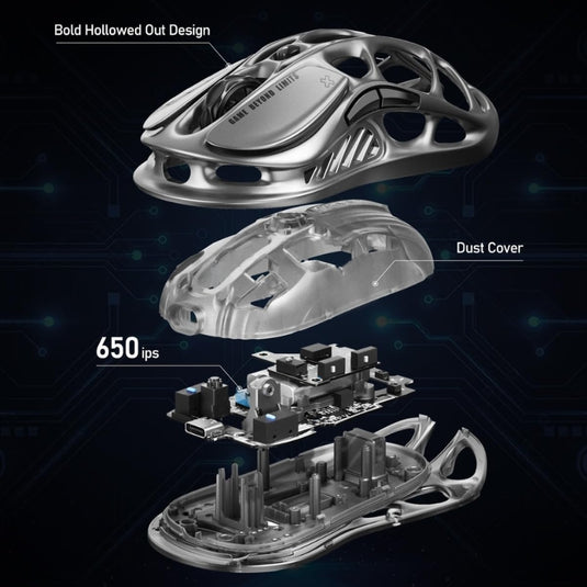 GravaStar Wireless Gaming Mouse Mercury M1 Pro, Lightweight Magnesium Alloy Gaming Mouse, 26,000 DPI - i-Station Mobile Phone & Electronic Device Repair and Accessories
