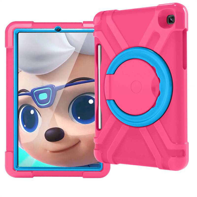 Load image into Gallery viewer, Samsung Galaxy Tab A 2019 10.1"(P610/P615) Heavy Duty Silicone Shockproof Handle Magic Ring 360 Rotating Stand Holder - i-Station Mobile Phone & Electronic Device Repair and Accessories