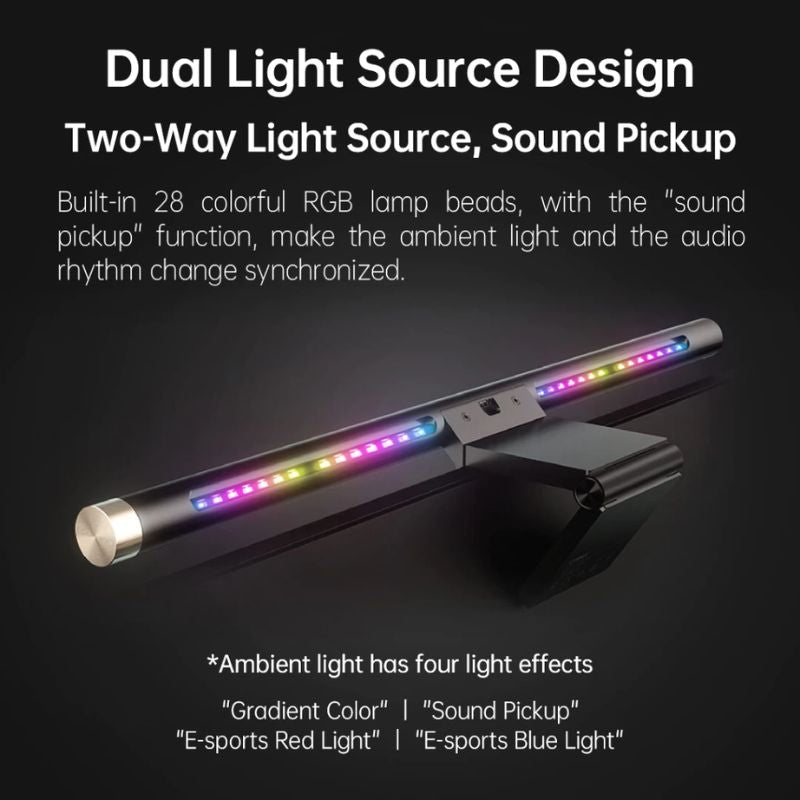 Load image into Gallery viewer, LYMAX RGB Computer Monitor Light Bar with Remote Control, Eye-Care for Desktop Space Saving and Gaming Home Office - i-Station Mobile Phone & Electronic Device Repair and Accessories