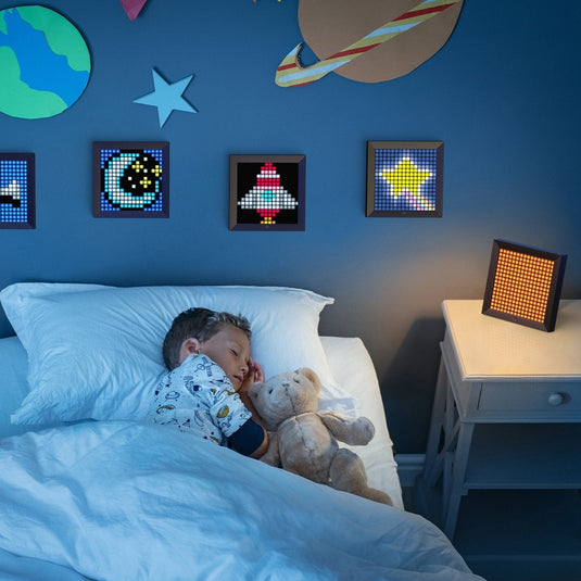 Divoom Pixoo - Pixel Art Digital Picture Frame with 16x16 LED Display APP Control Clock Box - Desk Mount for Gaming Room & Bedside Table - i-Station Mobile Phone & Electronic Device Repair and Accessories