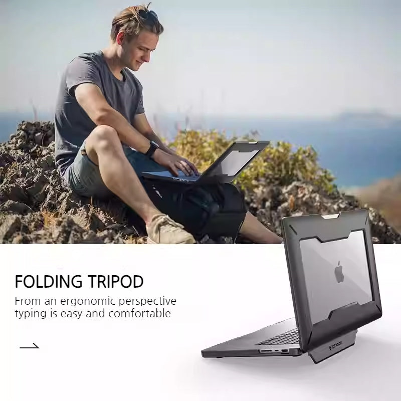 Load image into Gallery viewer, MacBook Pro 16.2" (A2485 & A2780 & A2991) - DEXNOR Shockproof Heavy Duty Tough Case Cover