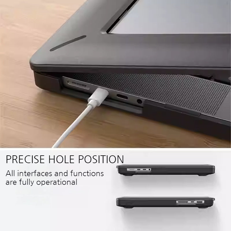 MacBook Pro 16.2" (A2485 & A2780 & A2991) - DEXNOR Shockproof Heavy Duty Tough Case Cover - i-Station Mobile Phone & Electronic Device Repair and Accessories