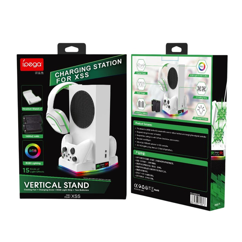 Load image into Gallery viewer, Xbox Series S Cooling Fan Base Game Console Charger with 2 USB Ports - Polar Tech Australia